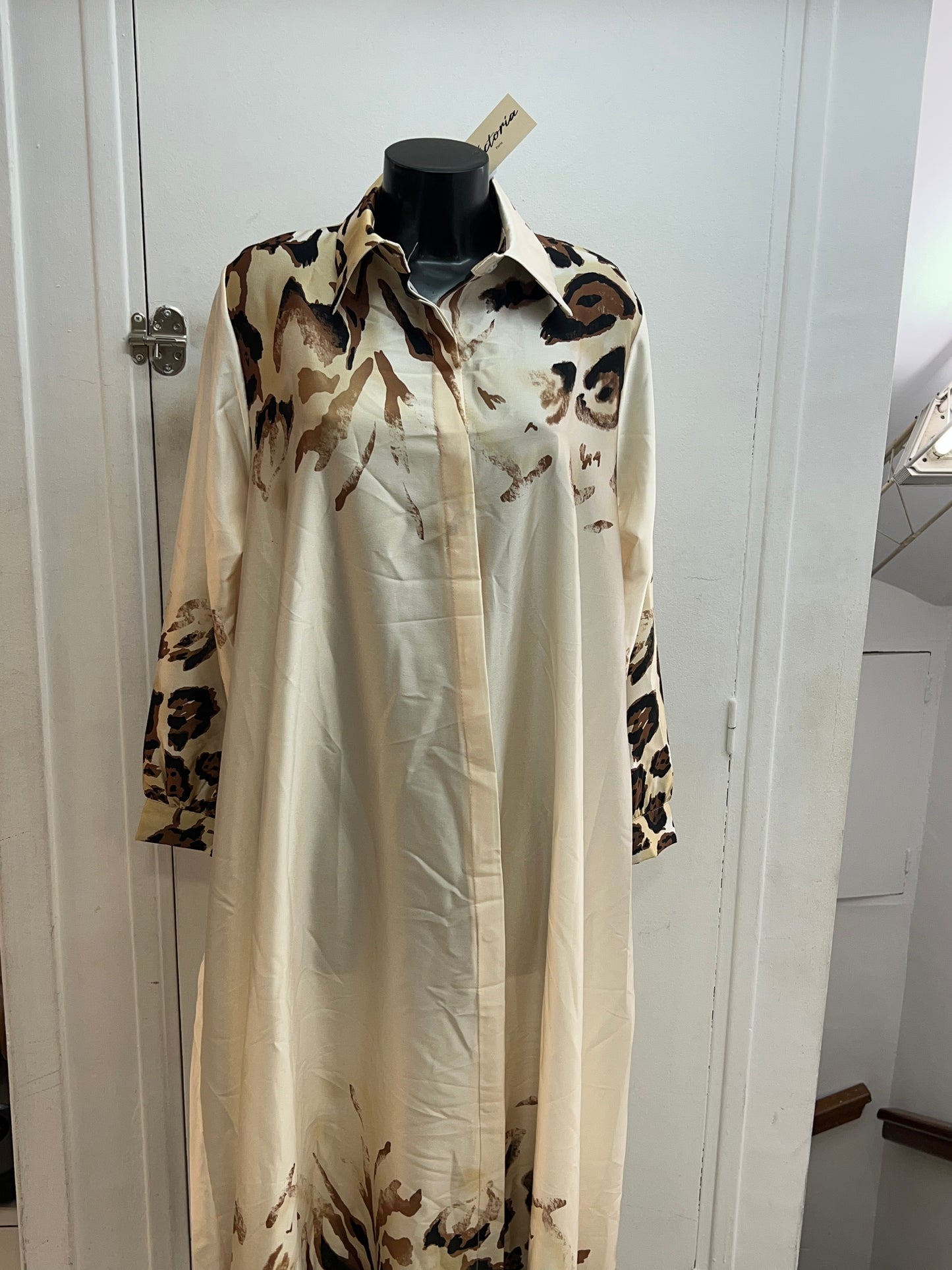 Robe Picasso imprimé leopard