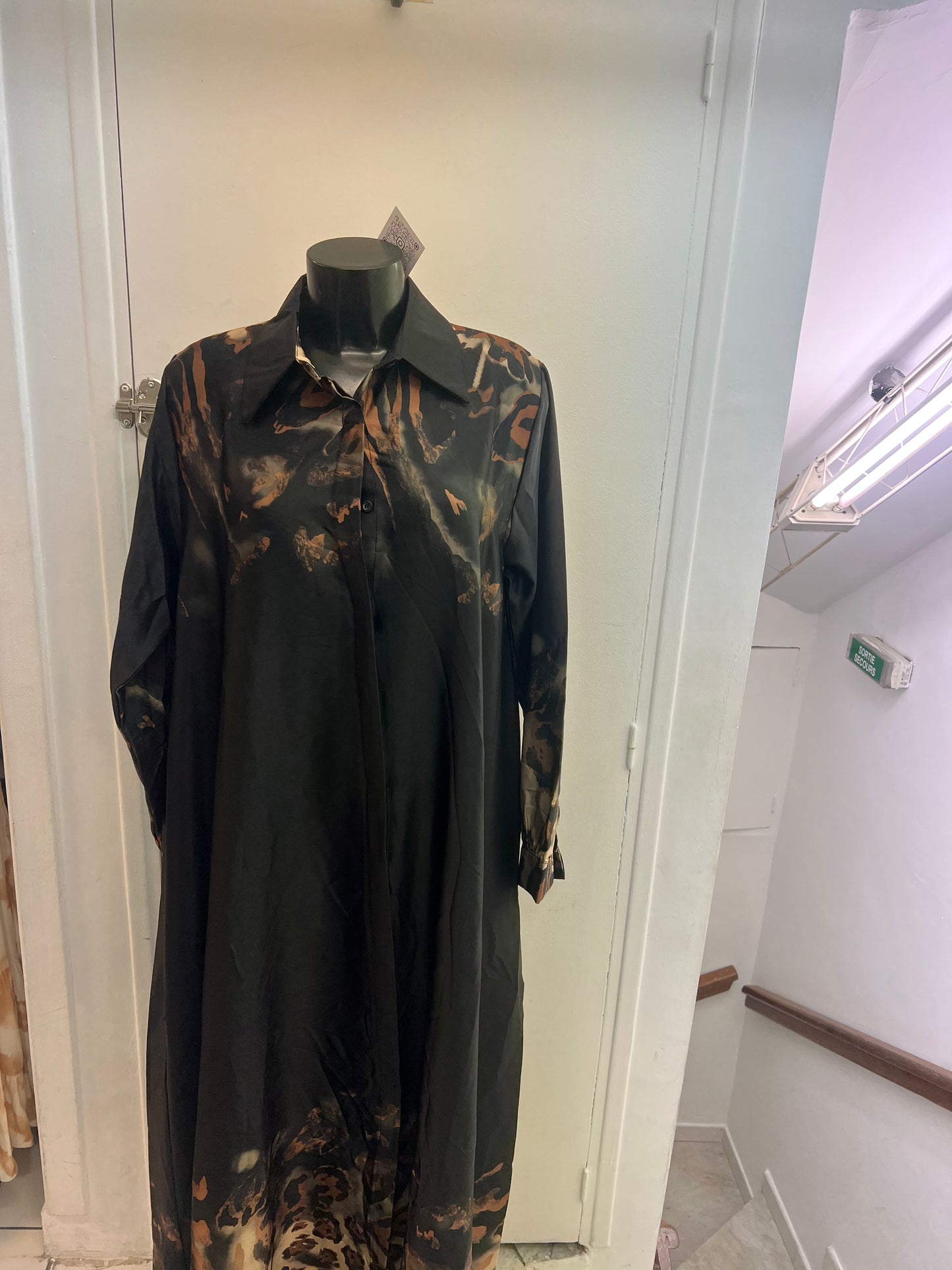 Robe Picasso imprimé leopard